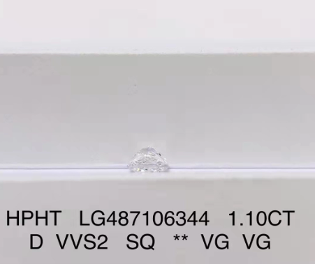1.1 Ct Princess Cut Lab Grown Diamond Jewelry D VVS2 HPHT Laboratory Grown Diamond (Конструкция для использования в лабораторных условиях)
