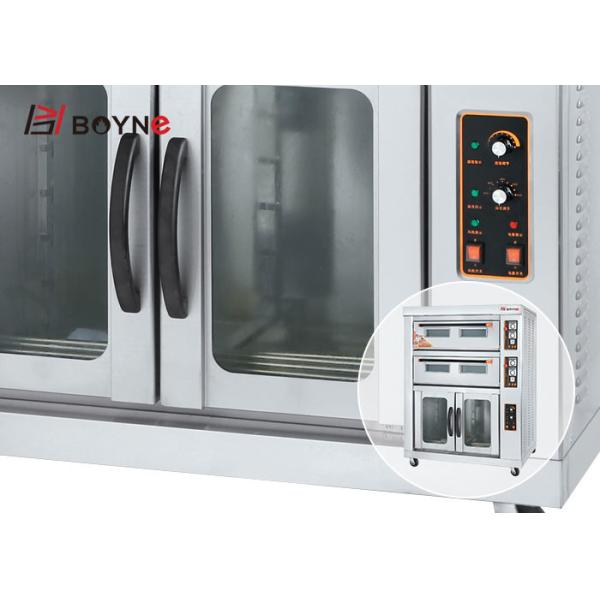 Commercial Bakery Equipment One Layer Two Trays Gas Bakery Oven With Proofer