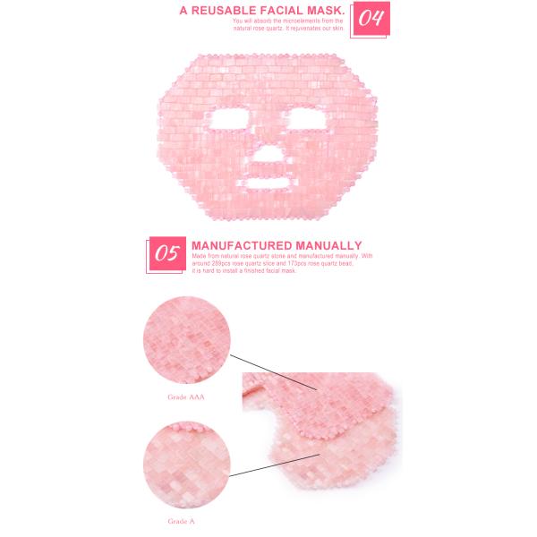 28cm Natural Cool Skin Facial Green Fluorite Jade Mask For Female