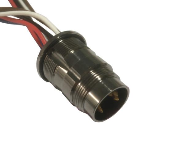 Ip67 5 Pin 4 Pin Waterproof Circular Connector Male Female Cables 12V 6A 6m M8