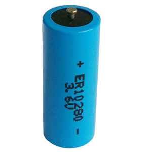 ER10280 LiSOCl2 Lithium Battery with 500mAh Capacity 3.6V Nominal Voltage and ﹣55℃～+85℃ Operating Temperature