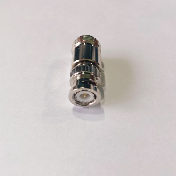 Nickel Plated Brass RF Connector Adapter Customized BNC Male To N Female Adapter