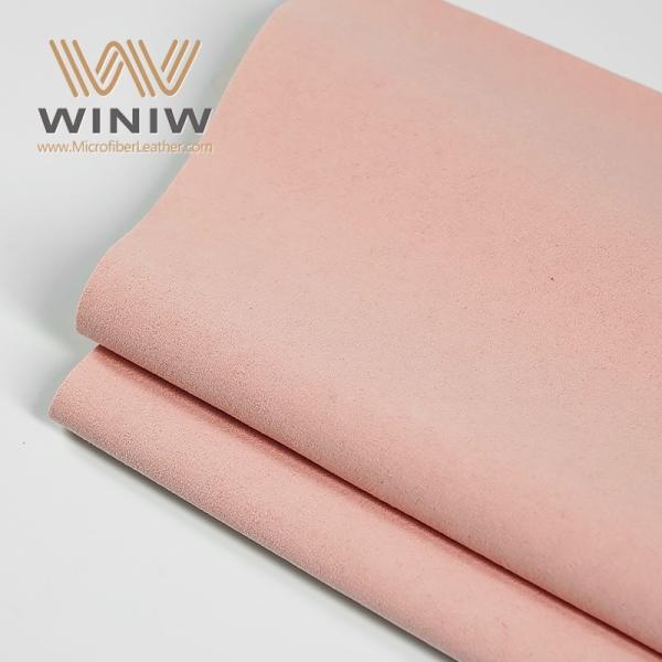 0.4mm Pink Micro Suede Synthetic Suede Vegan Leather Jewelry Box Covering Material