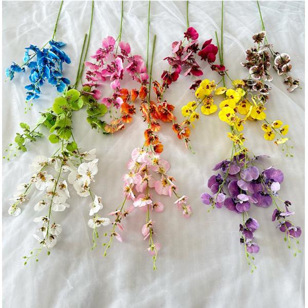 Simulated dancing orchid wedding hotel photography props, home decoration flowers