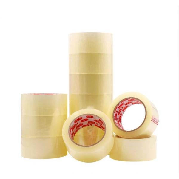 Plastic BOPP Packing Tape Low Noise Self Adhesive Waterproof Tape Transparent