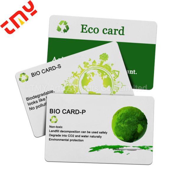 RPVC Eco Friendly NFC Smart Access Control Card 13.56mhz Recycled PLA Rfid Card