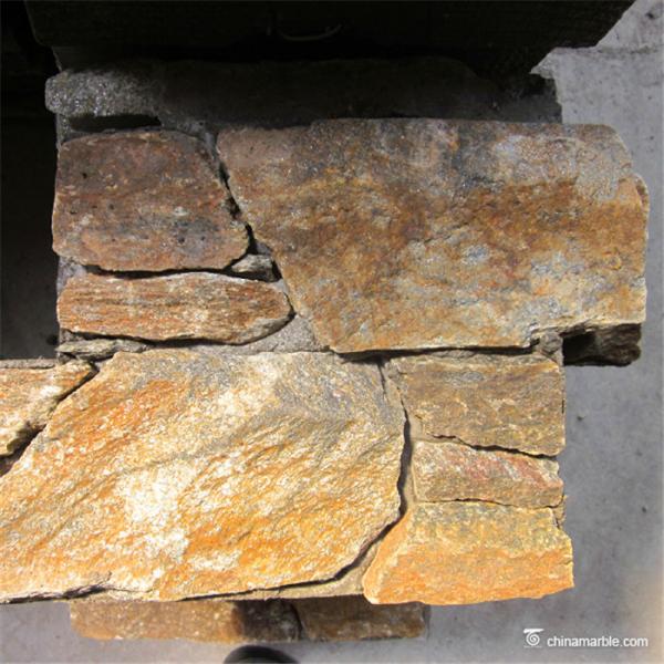 Natural stone Concrete Back Natural Limestone Wall Panel For Exterior House Wall Decoration
