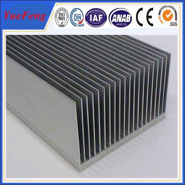 wholesale Large extruded aluminum heatsink, OEM heat sink fin aluminum extrusion profile