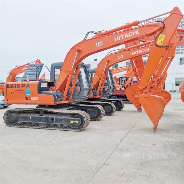 12000 KG Good Condition Japan Original Crawler Chain Used Hitachi EX120-5 Excavator