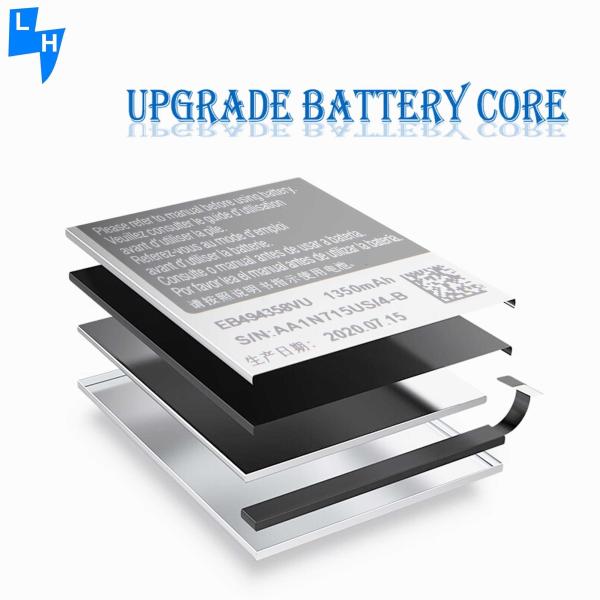 Bateria preta direta para Samsung Galaxy Ace S7250D S5670 S5830 S5660 i569 EB494358VU