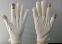 Gants compatibles de coton d'écran tactile intelligent d'Iphone avec le contact futé d'iphone de pomme d'argent de finge de téléphone jouant des jeux