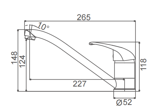 Spout латунного тела делая поворот кран Chrome кухни 360 градусов покрыл не ржаветь