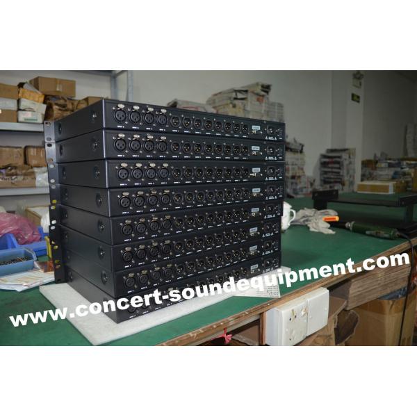 Concert Sound Equipment / 4 input , 8 ouput Digital Signal Processor For Line Array Speaker System