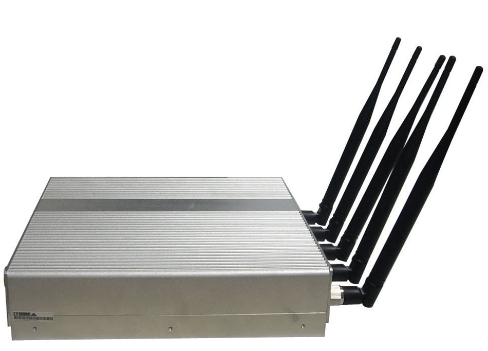 Польза диапазонов Jammer 5 сигнала сотового телефона дистанционного управления 3G неподвижная крытая