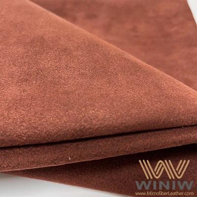 Chocolate Color Faux Suede Microfiber Leather for Horse Saddles