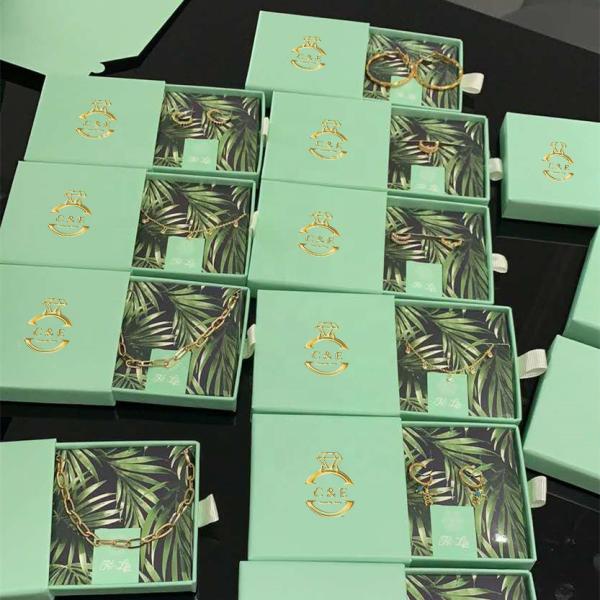 Recyclable Eco Friendly C2S Paper Luxury Jewellery Packaging Boxes