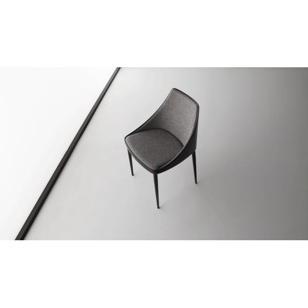 Home Furniture Bloom Dining Chair / Metal Feet Restaurant Dining Chairs