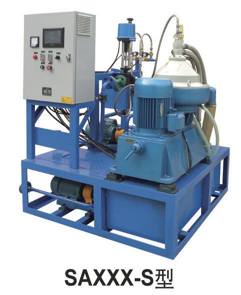 Small disc Centrifugal Oil Purifier Water Fuel Filter Separator  Variable Discharging 500 - 1000 L/H