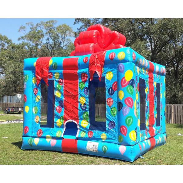 Дом скачки коробки подарка на день рождения надувных замков Платона коммерчески раздувной