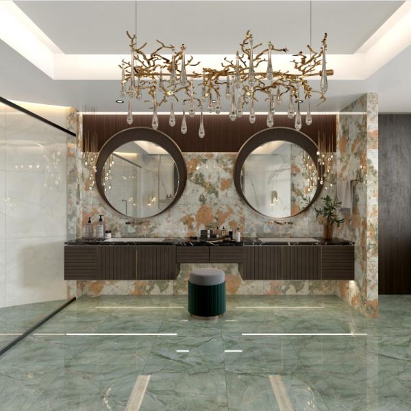 Effortless Cleaning Indoor Porcelain Tiles With Stain Resistance And 0.5% Water Absorption