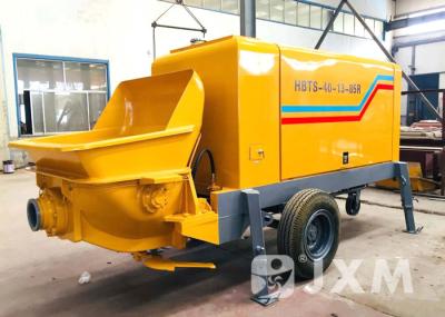 Commercial Portable Trailer Mounted Concrete Pump HBTS80-16 Cement Pump Trailer