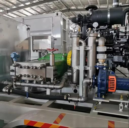 Pompes à chasse à l'eau de précision horizontale pour échangeurs de chaleur de plaques industrielles