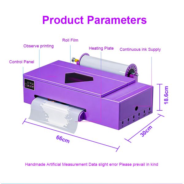 Fcolor A3 300mm Label Printer DX7 Print Head Dtf Ab Film Sticker Printer for High End Gift Bottle Phone Case