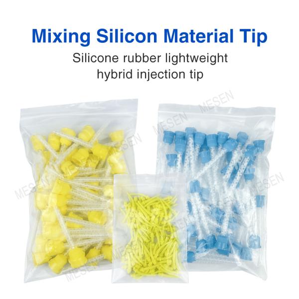 Mixing Silicon Material Tip Silicone rubber lightweight hybrid injection tip