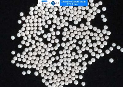 O silicato de zircônio ZrSiO4 perla o milímetro Sphericity do tamanho dos meios 2,7 - 3,2 do bom
