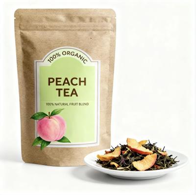 Self Standing Custom Tea Bag Packaging Environmentally Friendly Resealable