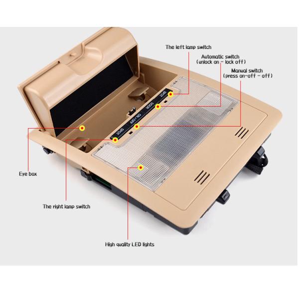 LC200 Car Modification Accessories ABS Plastic Land Cruiser Lights 12V