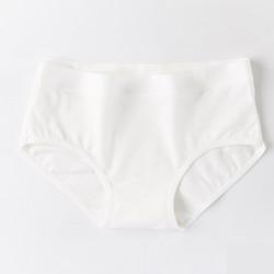 Brief Womens Hipster Cotton Panties Solid Pattern Plus Size Antibacterial