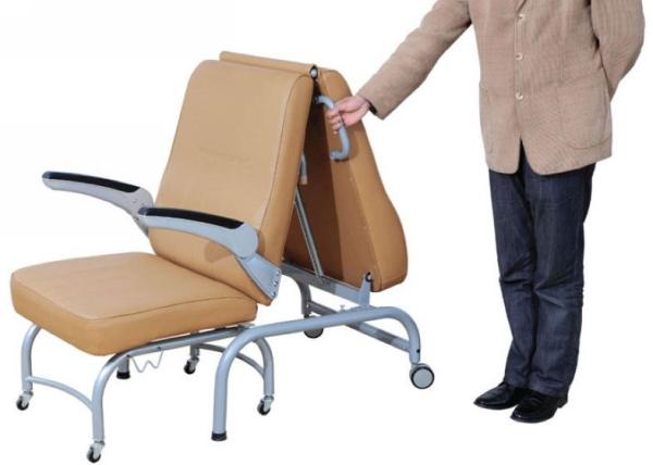 Cadeira do dorminhoco/cadeira de rodas de reclinação médicas cadeira de Geri para a pessoa do cuidado