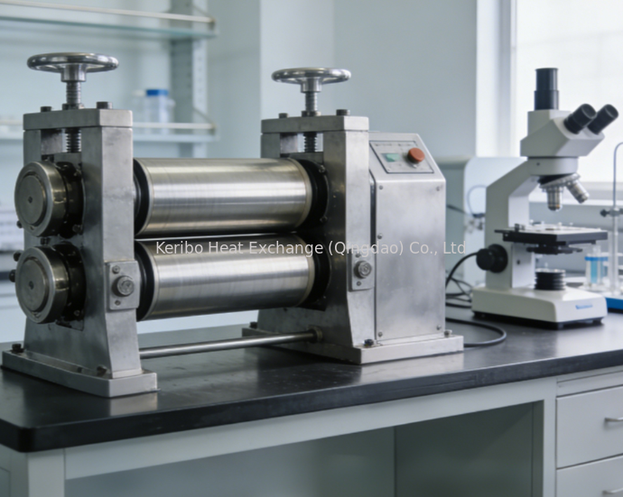 Lab Electric Rubber Mixing Machine Horizontal Open Mixing Mill PLC Control