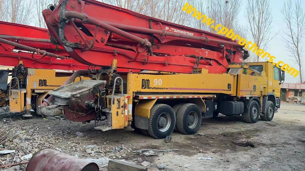 2006 Putzmeister 46m Под стабильной работой Бетонный насос с вибрирующей амплитудой 2,6 мм