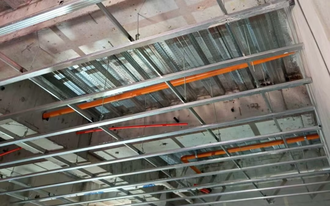 0.4-1.0 mm Reinforcement Rib Omega Hat Roof Batten Furring Channel Roll Forming Machine Roofing Ceiling Support Construction