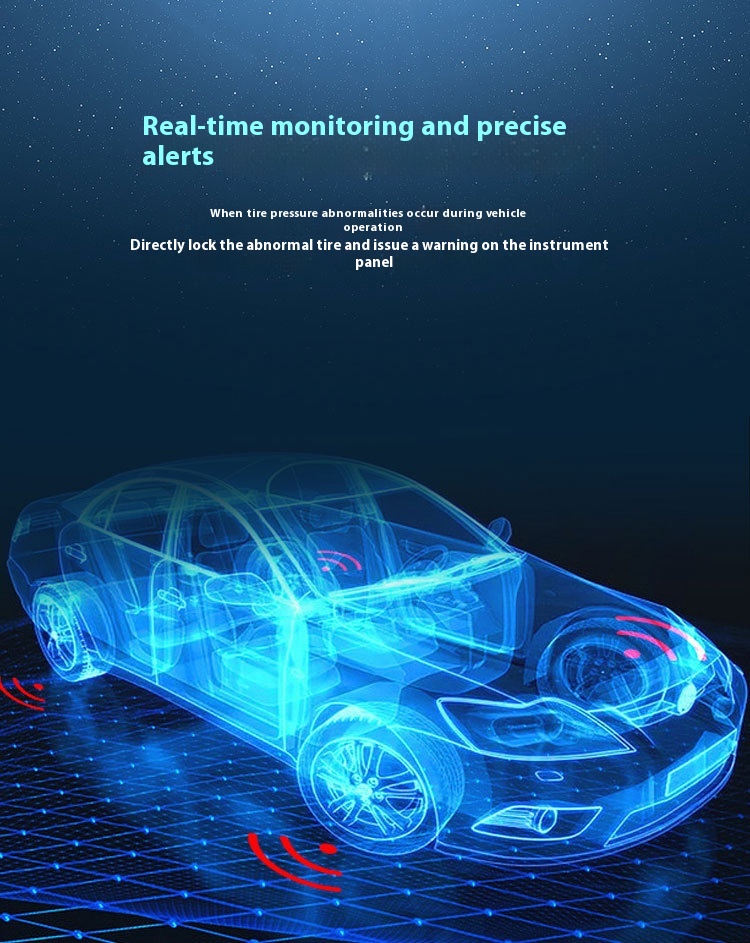 External Solar-Powered 24V High Quality CE Certified Tire Pressure Monitoring Sensor (TPMS) 1 Year Warranty 24-Hour Support Tire