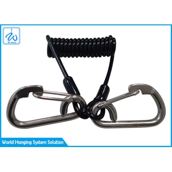 Талреп инструмента весны профессиональной регулируемой Retractable безопасности пластиковый покрытый стальной спиральный