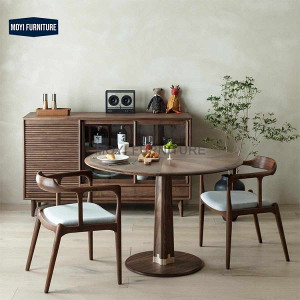 Custom Standard Size Comfortable Wooden Dining Chairs Nordic Modern Wood Chair for Commercial Dining