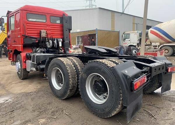 Pneumáticos usados LHD/Rhd da cabeça 6*4 380HP 10 do trator do caminhão de reboco