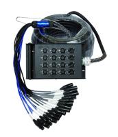 TPE Multichannel XLR Y Splitter Cable 3 Pin XLR Feminino para Homem DE Power DMX Snake Audio Cable 4 8 12 16 24 32 48 canal