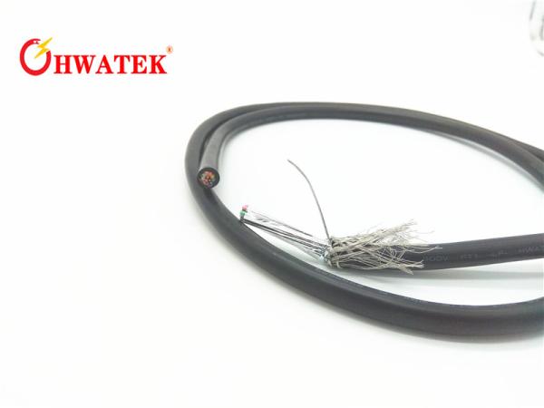 Copper Flexible Cable Shield 1000V PVC Insulation , Multi Core Electrical Cable