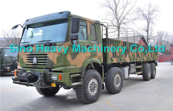 Military 8x8 Heavy Cargo Trucks With EURO III Standard , OFF ROAD TRUCK