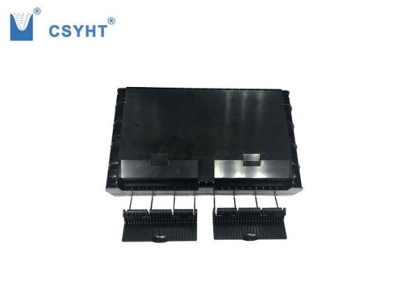 ABS Material Joint Closure Fiber Optic Load PLC Splitter With 16pcs FTTH Drop Cable Port