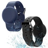 Crianças Impermeável Silicone Air Tag Pulseira Pulseira Peso Leve GPS Tracker Holder Para Apple