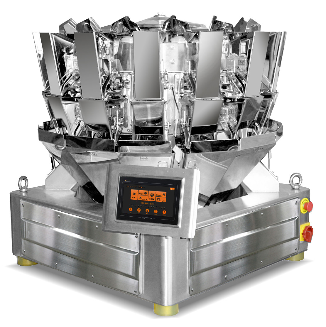Машина упаковки Weigher 14 главная Multihead для семян попкорна еды откалывает