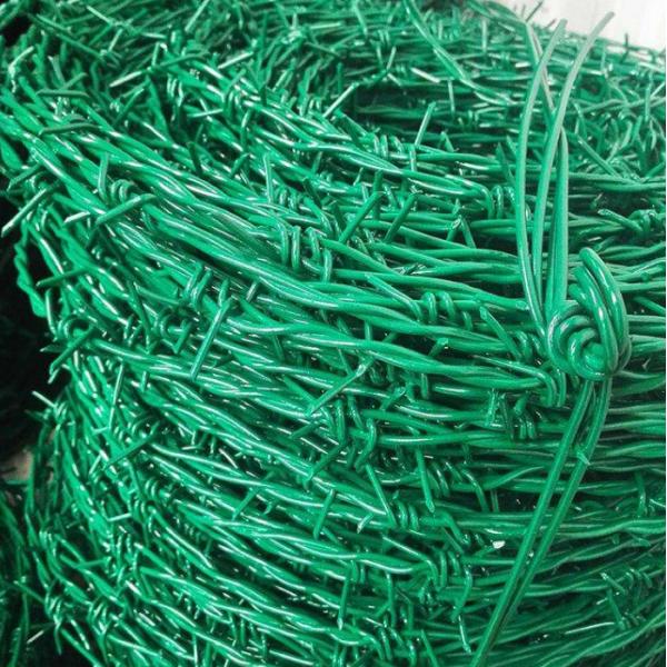 350mm Coil Diameter Galvanized Barbed Wire Corrosion Resistance