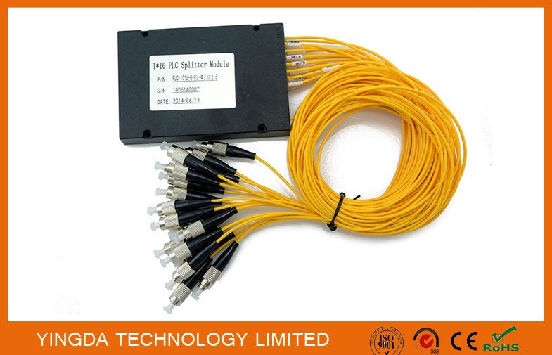 Модуль FC UPC SM 2.0mm Splitter высокой точной сети FTTH пассивный оптически