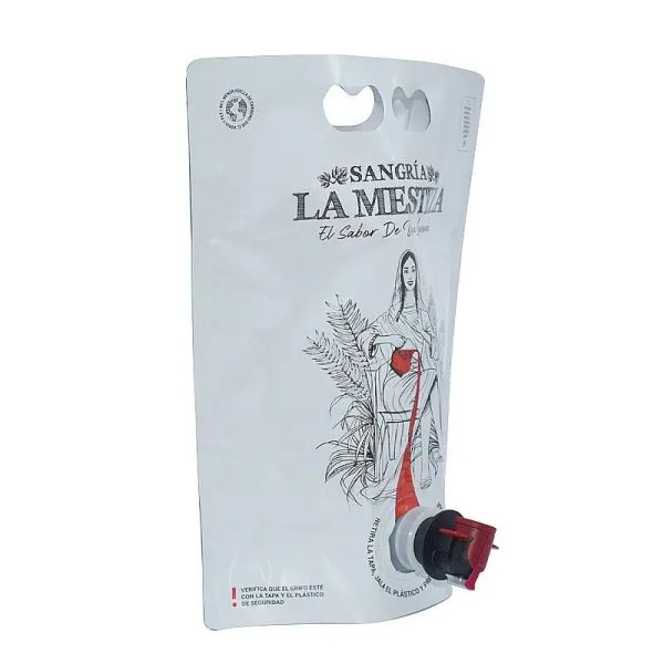 3L Bag In Box Odorless Aluminum Foil Resealable Valves Anti Leaking