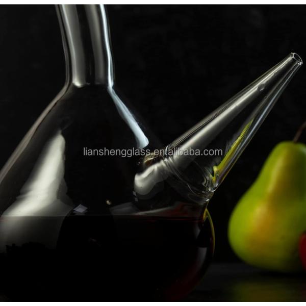 Twisty Glass Bottle For Whiskey Gin Rum XO 300ml 500ml 750ml 1000ml Clear